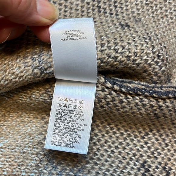 NWT LUCKY BRAND  Southwest Print Open Front Tie Cardigan Sweater Womens S - Picture 13 of 14